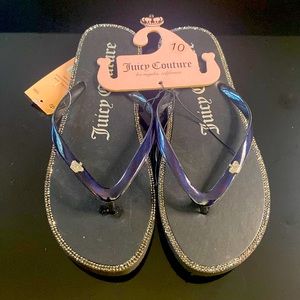 Women’s size 10 Juicy Couture sandals with rhinestones
